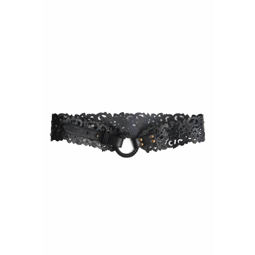 NEW HIPSTIRR lacey dress belt in black